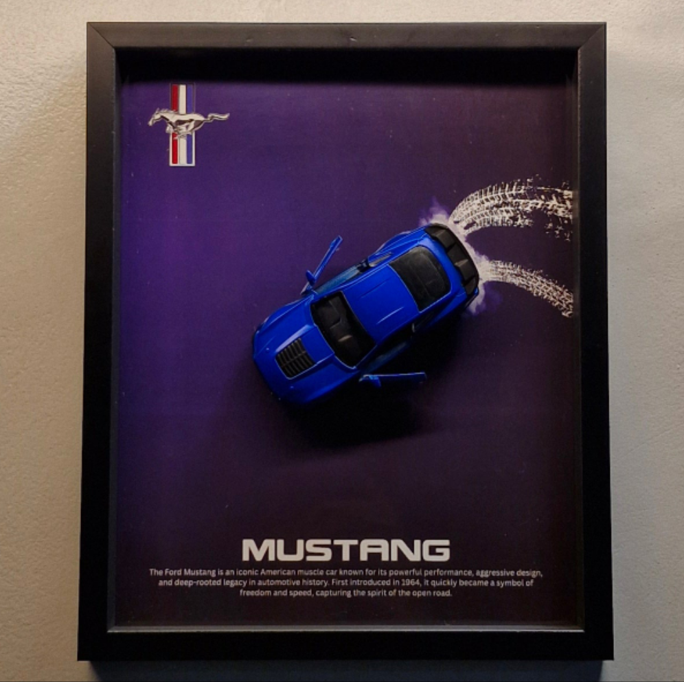 Mustang 3D Car Frame.